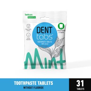 Denttabs Toothpaste Tablets (Without Fluoride)